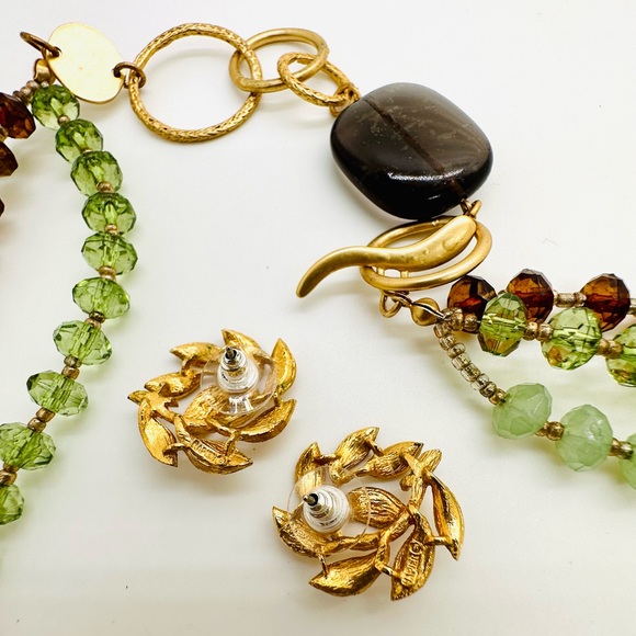 Vintage NAPIER Earrings & Beautiful Necklace - Picture 13 of 15